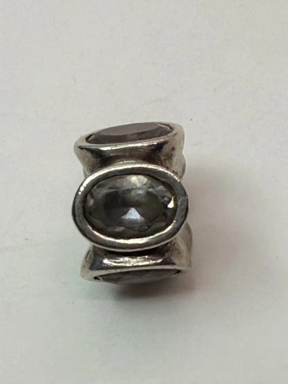 Pandora Retired Clear Oval Lights CZ Sterling Silver Charm 790311CZ